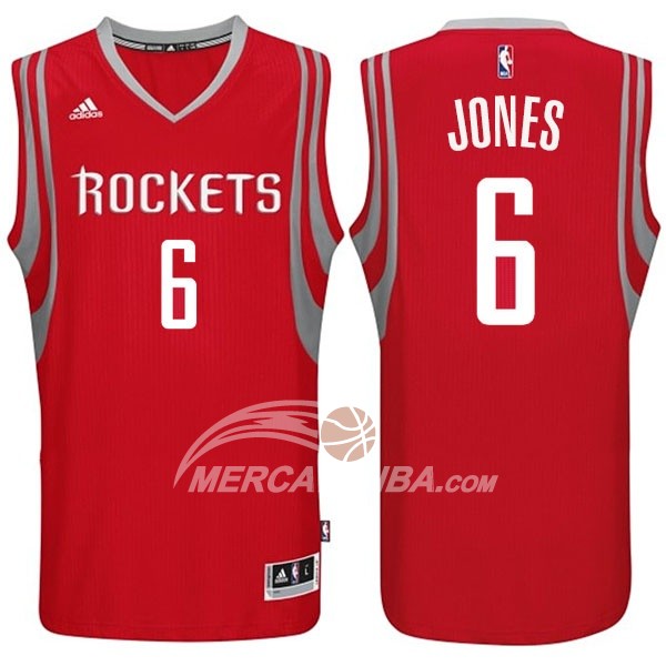 Maglia NBA Terrence Jones Houston Rockets Rojo
